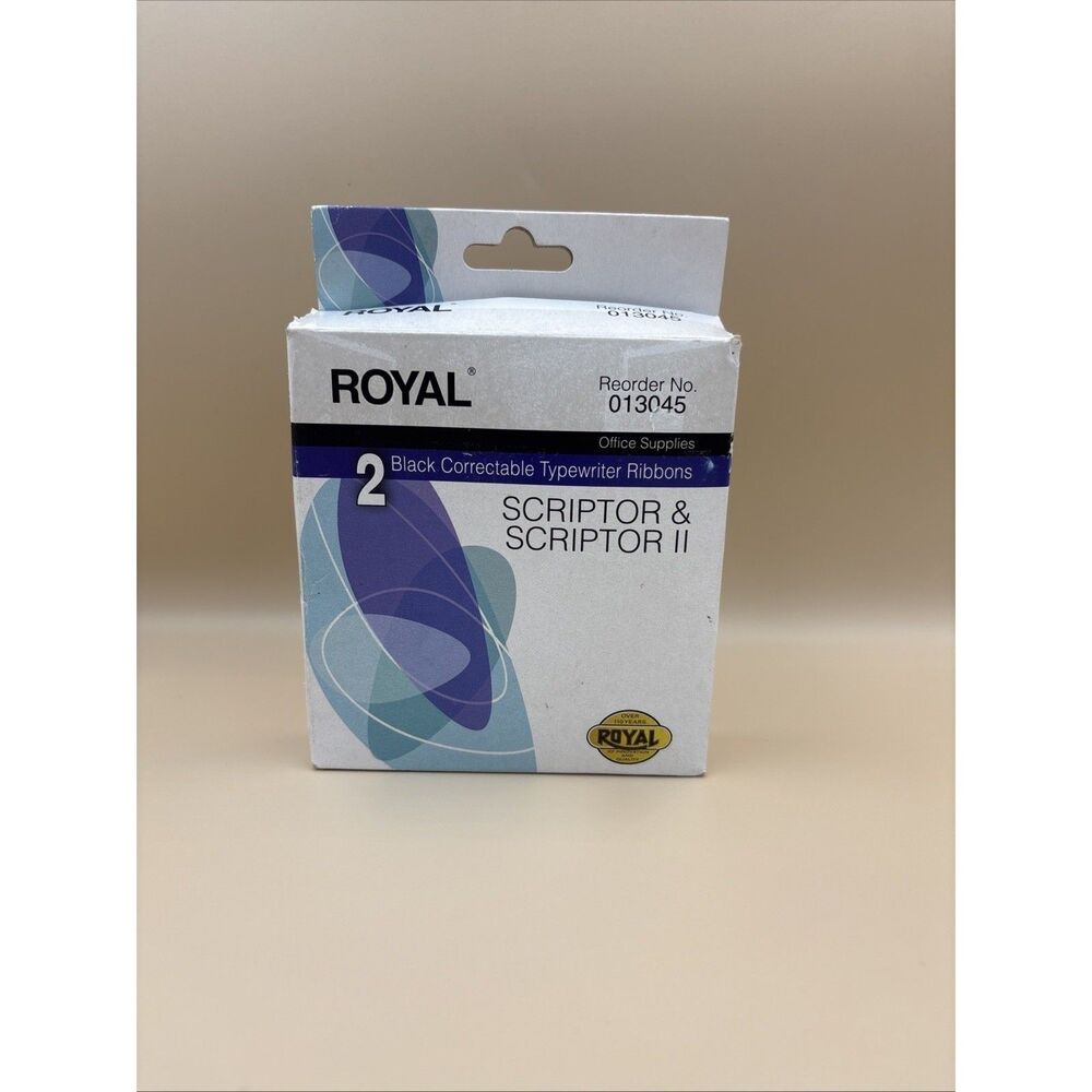 Royal Scriptor 013045 Typewriter Correctable Ribbon for Scriptor & ScriptorII